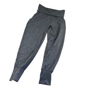 Offline by Aerie Women's Grey size XSS Pull on hugger Joggers fold over waist